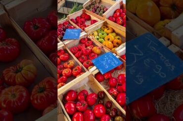 Market Day in Cassis, South of France 🧺🍃