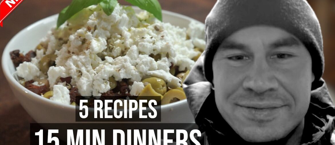 5x 15-Minute Meals You Can Make ANYTIME (Freezer & Pantry Only)