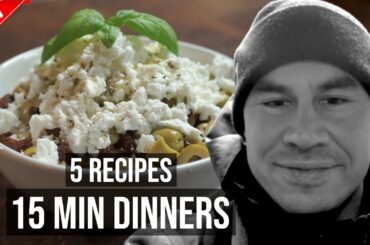 5x 15-Minute Meals You Can Make ANYTIME (Freezer & Pantry Only)