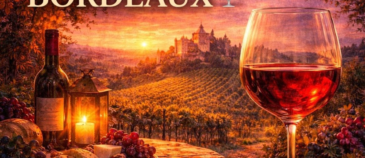 🍷 𝐁𝐎𝐑𝐃𝐄𝐀𝐔𝐗 𝐍𝐈𝐆𝐇𝐓 — French Instrumental Music — Wine Lounge Playlist | Elegant Dinner