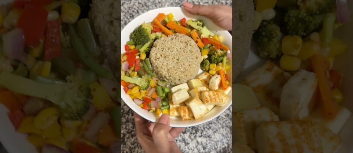 Healthy Dinner Recipes | Quinoa vegetables bowl | Hash brown & French Fries | Air fries recipes