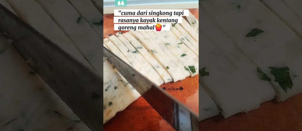 cemilan singkong rasa french fries