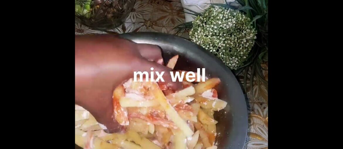 Home made french fries 🍟#easy &simple recipe