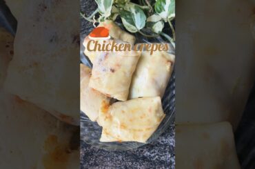 Ramadan series 09 (Chicken crepes) #food #easyrecipe #foodie #chicken