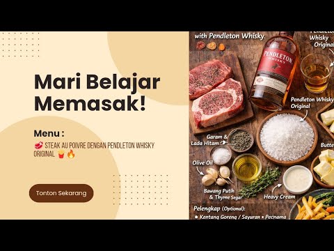 #🥩 Steak au Poivre with Pendleton Whisky Original 🍟🔥 #🥩 Steak au Poivre with Pendleton Whisky Original 🍟🔥