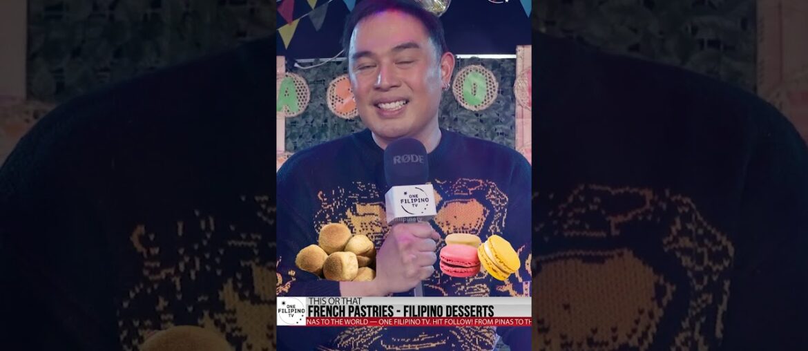 THIS OR THAT? Filipino Desserts x French Pastries with Jed Madela #filipinofood #frenchpastry #parís