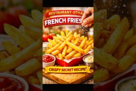 Restaurant-Style French Fries at Home 🍟 | Crispy Secret Recipe Revealed!