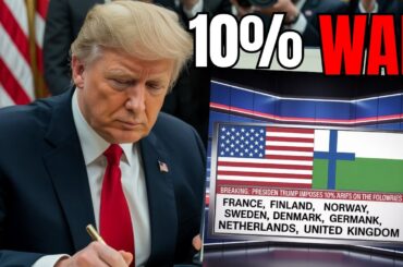 10% Tariffs on 9 European Nations — Is a Trade War Starting?