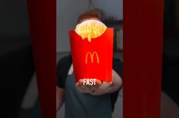 French Fry Calorie Comparison‼️ #Shorts #ytshorts #McDonaldsFries #quickrecipes#airfryerfries#recipe