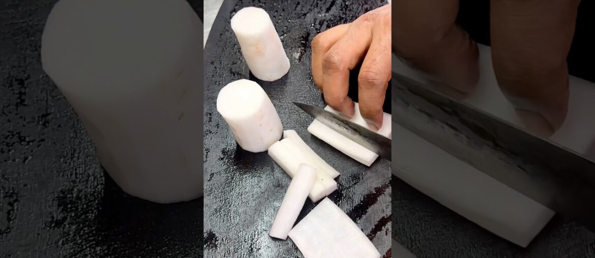 Mooli ka French￼ fry😋 #recipe #food #ytreels #Frenchfry