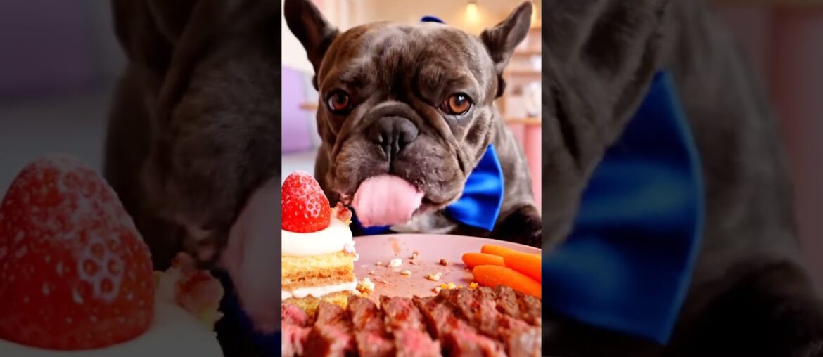 Rare Isabella Frenchie’s FIRST ASMR Mukbang   #ASMRDog #FrenchBulldog #IsabellaFrenchie #DogEating