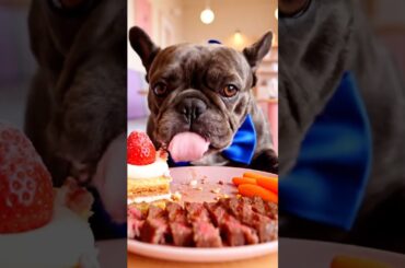 Rare Isabella Frenchie’s FIRST ASMR Mukbang   #ASMRDog #FrenchBulldog #IsabellaFrenchie #DogEating