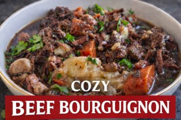 Classic French Beef Bourguignon 🇨🇵 Rustic Slow-Cooked Stew