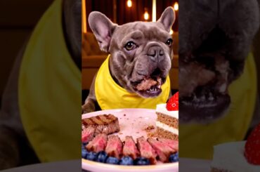 Rare Isabella Frenchie’s FIRST ASMR Mukbang   #ASMRDog #FrenchBulldog #IsabellaFrenchie #DogEating