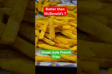 Street Style French Fries 🍟 Crispy & Easy Recipe  #recipe #crispy #indianfoodbloggers