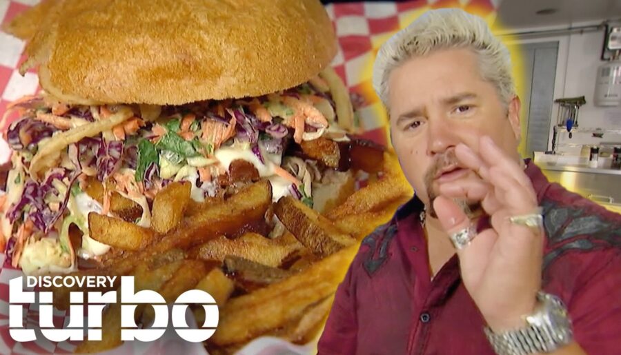 OVER-THE-TOP Comfort Food: Fieri’s Pork Sandwiches & Gourmet Cheese | Diners, Drive Ins And Dives