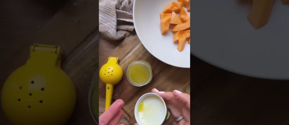 French Charentas Melon & Baguette Salad with Crispy Prosciutto