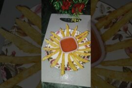 Potato Crunchy Fries Recipe | Extra Crispy French Fries at Home #shorts #trending #crunchyfries