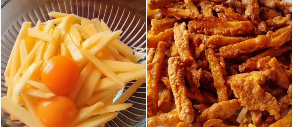 Crispy Egg French Fries Recipe | Potato Snacks Recipe