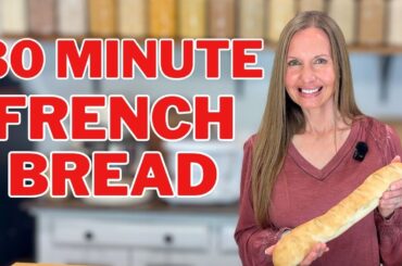 30 Minute French Bread (Baguettes)