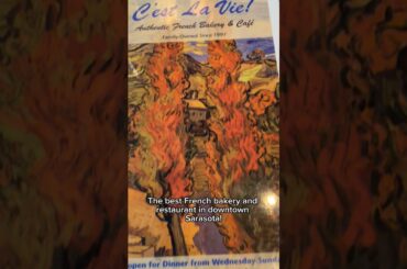 The best French Bakery and Cafe in Downtown Sarasota! #sarasota #bakery #french #cafe #siestakey