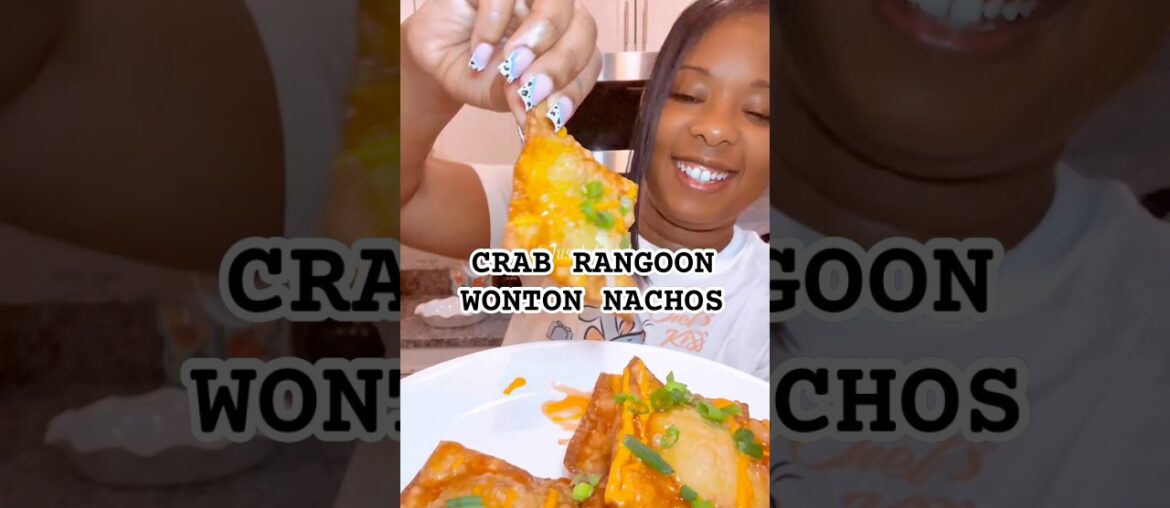 Crab Rangoon wonton nachos #familyof5 #dinnerideas #foodie #kidapproved