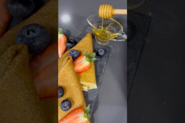 The Easiest French Crêpes Ever 🇫🇷🥞 #shorts #recipe #food #pancake  #tasty #trending #cooking #diy