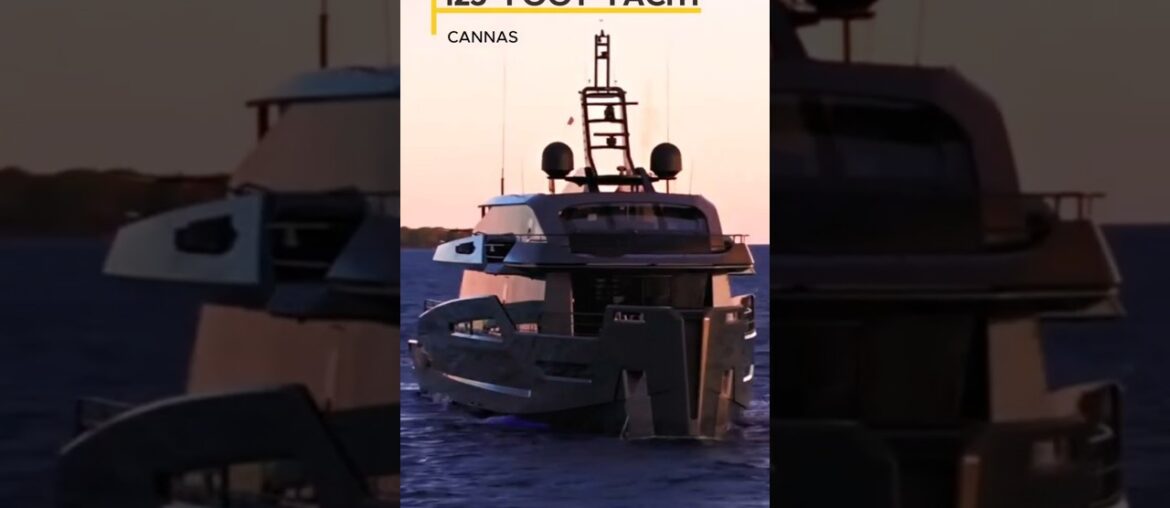 "Inside a 125' Superyacht in Cannes | Luxury on the French Riviera!"