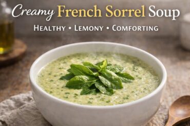 Soupe à l’Oseille |  Traditional French Sorrel Soup Made HealthyOne-Pot Healthy French Sorrel Soup 🌿