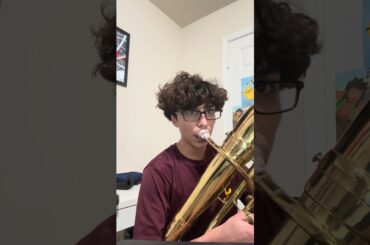 Kirby Superstar Gourmet Race #euphonium #band #kirby #videogamemusic #music #baritonehorn #majorband