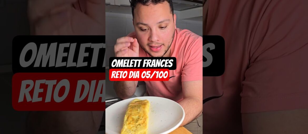 TORTILLA FRANCESA 05/100🥚#RETO 100 DÍAS, 100 FORMAS DE HACER HUEVOS