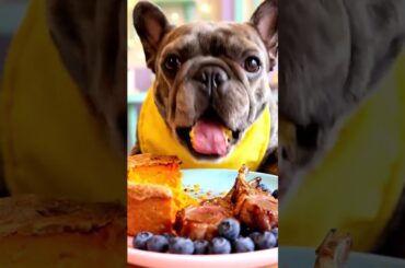 Rare Isabella Frenchie’s FIRST ASMR Mukbang   #ASMRDog #FrenchBulldog #IsabellaFrenchie #DogEating