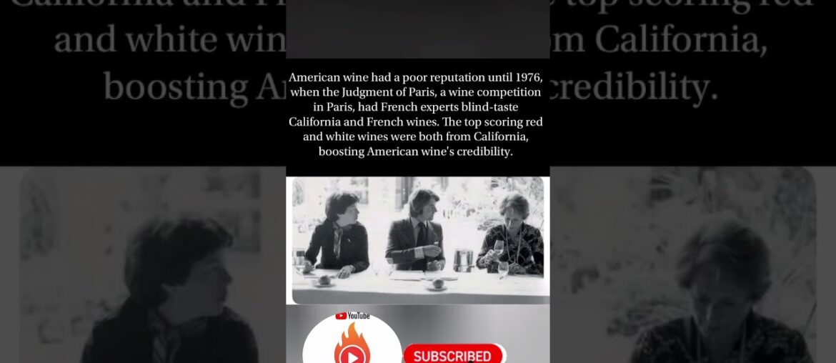 🍷🇺🇸 The Judgment of Paris: When California Wine Shocked France#trending #shortvideo #foryou #america