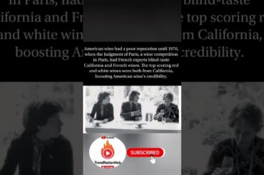 🍷🇺🇸 The Judgment of Paris: When California Wine Shocked France#trending #shortvideo #foryou #america