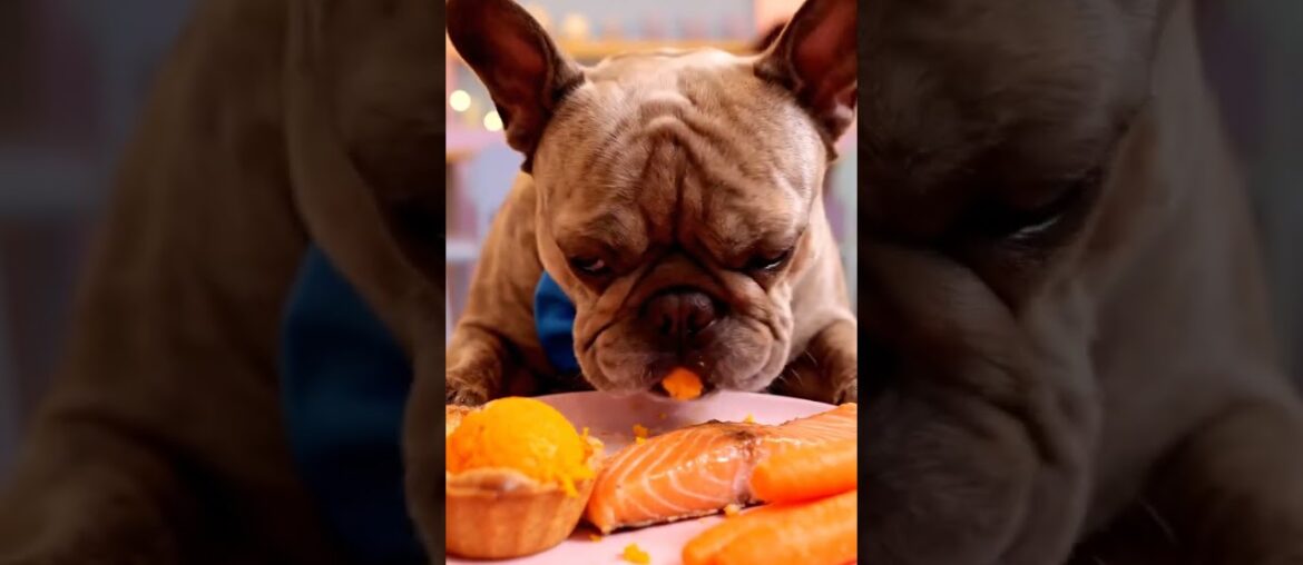 Rare Isabella Frenchie’s FIRST ASMR Mukbang   #ASMRDog #FrenchBulldog #IsabellaFrenchie #DogEating