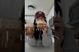i like my coffee for breakfast🍞✨🤎 french toast lattes are superior