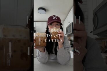 i like my coffee for breakfast🍞✨🤎 french toast lattes are superior
