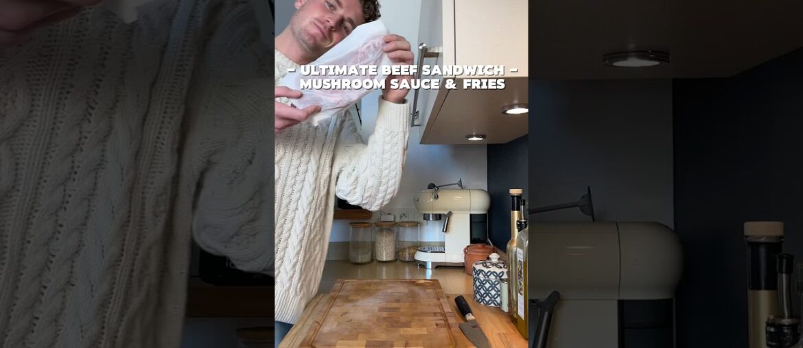 Ultimate Beef Sandwich 🥪 #cooking #recipe #sandwich #beefsandwich