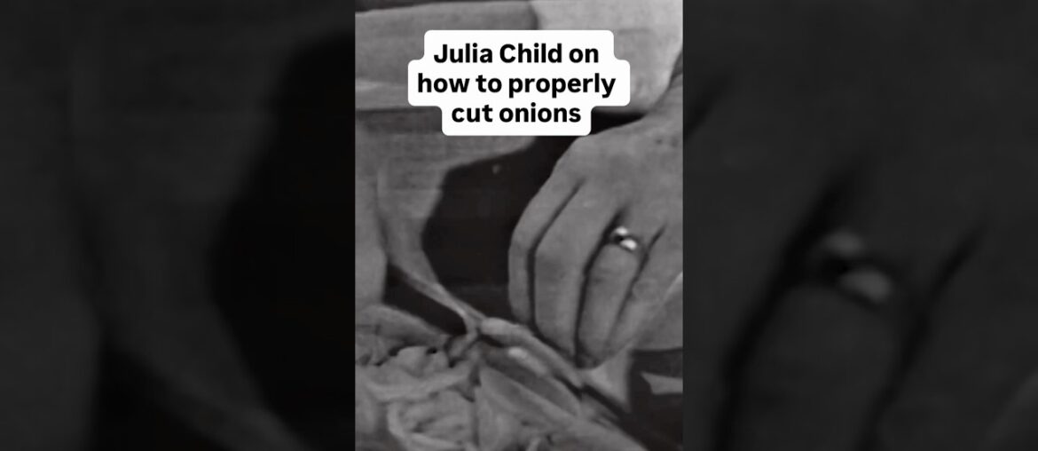 You're not the only one crying. We all are. Miss you, Julia. 🥹 #JuliaChild #onions #cooking #shorts