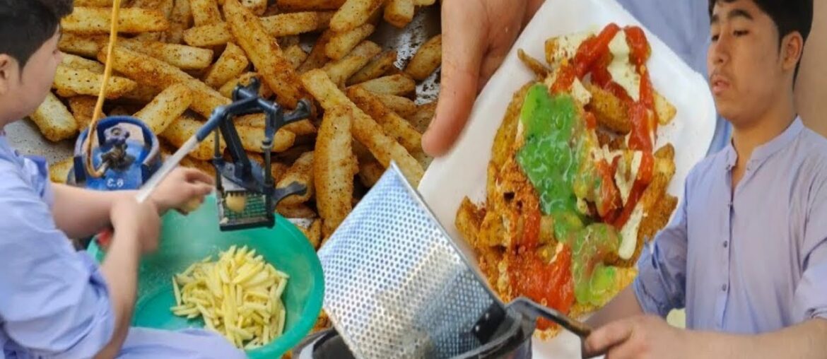 17 Year Old Boy Making French Fries | Karachi Street Food | French Fries recipe | WAHJOC Food 17 Year Old Boy Making French Fries | Karachi Street Food | French Fries recipe | WAHJOC Food