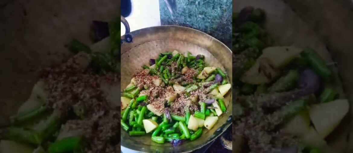 French beans and paratha recipe