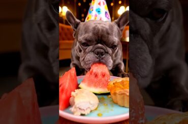 Rare Isabella Frenchie’s FIRST ASMR Mukbang   #ASMRDog #FrenchBulldog #IsabellaFrenchie #DogEating