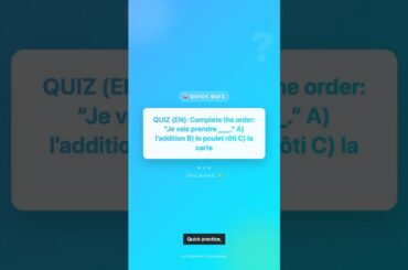 French Restaurant: Order Like a Local | Learn French