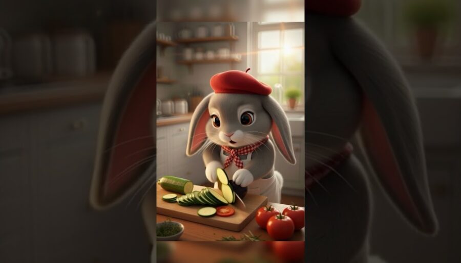 Meet the REAL Ratatouille: Chef Sylvester! 🐰🇫🇷 | Veggie Masterpiece