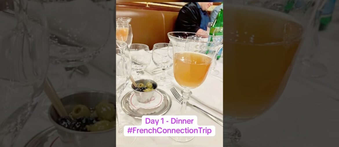 Day 1 - Very French dinner at Brasserie Lipp #FrenchConnectionTrip #cocktailbandits #france #cognac