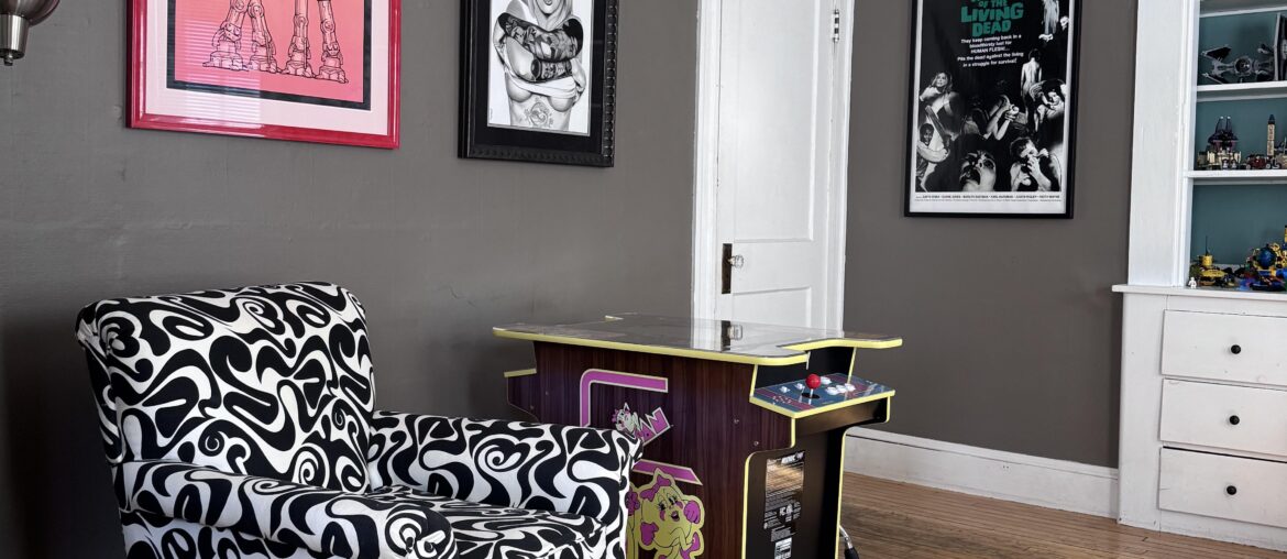 My reading corner (which needs an ottoman lol)