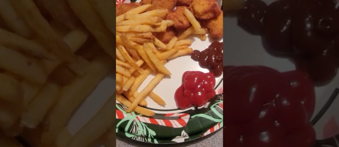 Supper Today Chicken Nuggets and French Fries #foodforfoodies #food #foodiesv#foodie
