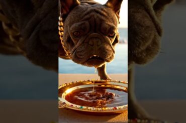 Rare Isabella Frenchie’s FIRST ASMR Mukbang   #ASMRDog #FrenchBulldog #IsabellaFrenchie #DogEating