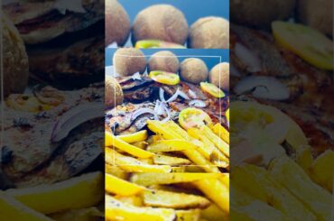 #food #srilanka #homemade #frites #frenchfries #grilledfish #poisson #recipe #dinnerideas #french