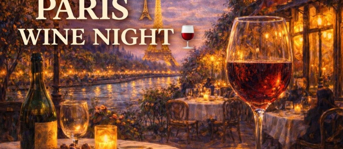 🗼 𝐏𝐀𝐑𝐈𝐒 𝐖𝐈𝐍𝐄 𝐍𝐈𝐆𝐇𝐓 French Instrumental Music — Elegant Dinner & Relax